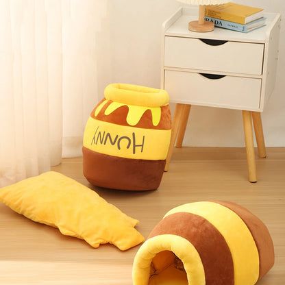 Honey Jar Cat Bed