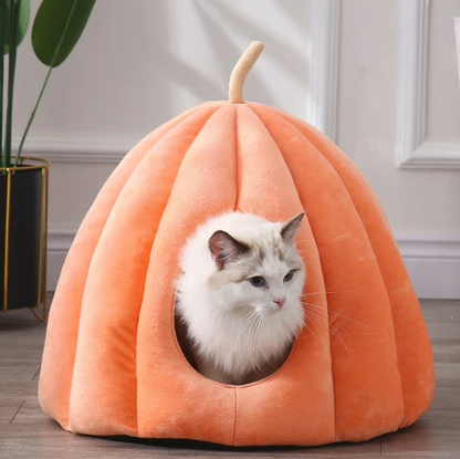 Pumpkin Cat Bed